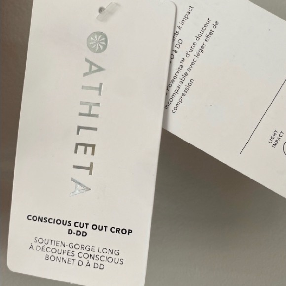 ATHLETA CONSCIOUS CUT OUT CROP D-DD - Picture 3 of 14